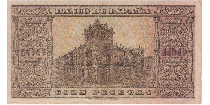 F462F - 100 Peseta 20-5-1938 MBC+ serie A/H