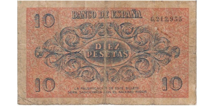 F447B- 10 Pesetas 21-11-1936 RC Sin serie