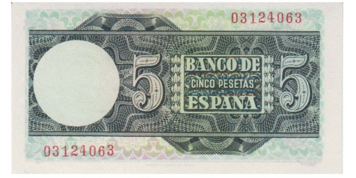 F441K- 5 Pesetas 5-3-1948 SC Sin serie