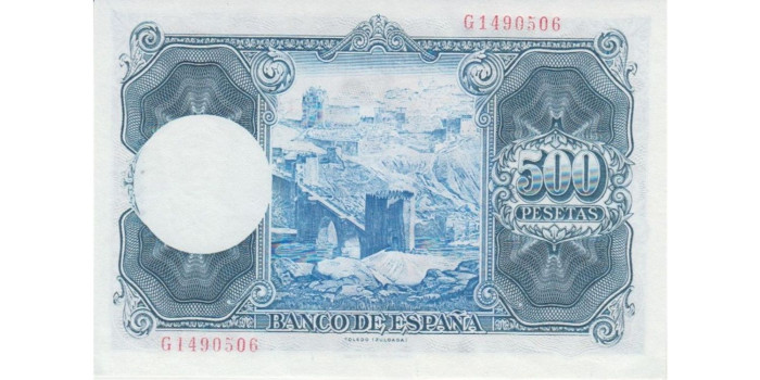 F482I.-500 Pesetas 22 de Julio 1954 EBC+ SERIE A/V