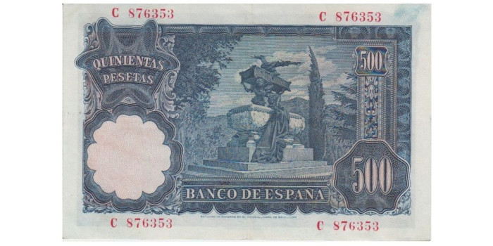 F480H.-500 Pesetas 15 de Noviembre 1951 EBC Serie A/C