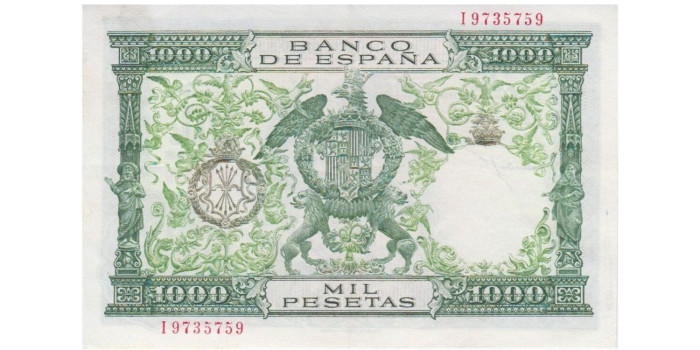 F494F - 1000 Pesetas 29-11-1957 EBC-  SERIE A/1Z