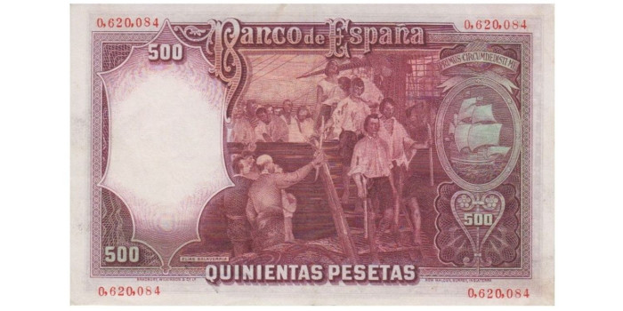 F357F - 500 Pesetas 25-4-1931 MBC+ SIN SERIE