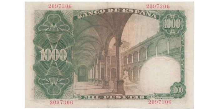 F489D.- 1000 Pesetas 19 de Febrero 1946 MBC-. SIN SERIE