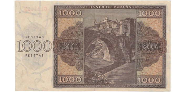 F485G.- 1000 PESETAS 21 DE NOVIEMBRE 1936 MBC+. SERIE C