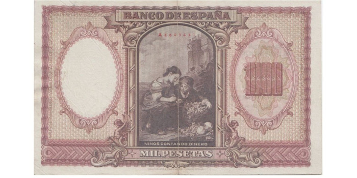 F487D.- 1000 PESETAS 9 DE ENERO 1940 MBC-  SERIE A