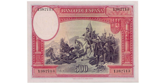 F364K - 500 Pesetas 7-1-1935. SC+