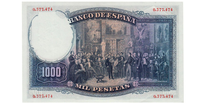 F358k - 1000 Pesetas 25-4-1931 Sin serie. SC