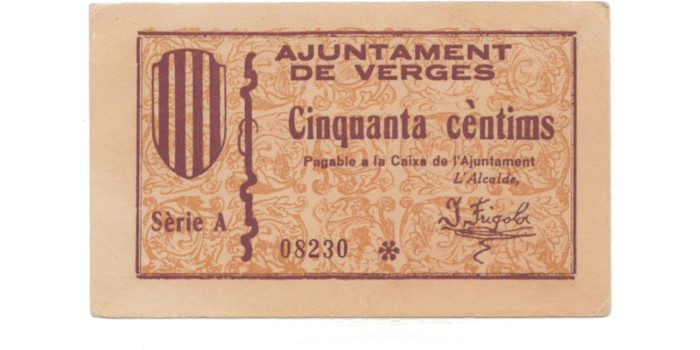 LOCALES - VERGES - 50 Ctm. SIN FECHA - EBC