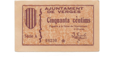 LOCALES - VERGES - 50 Ctm. SIN FECHA - EBC