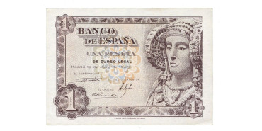F421I.- 1 PESETA 19 DE JUNIO 1948 SIN SERIE - EBC+