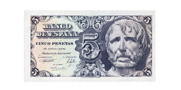 F440K.- 5 PESETAS 12 DE ABRIL 1947 SERIE A/E - SC