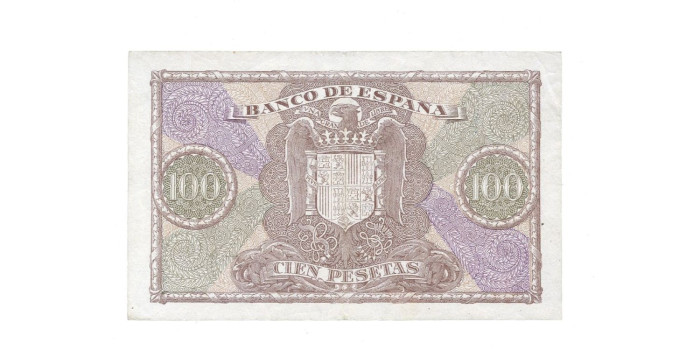 F463F.- 100 PESETAS 9 DE ENERO 1940 SERIE A/I - MBC+