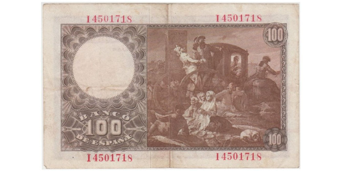 F467E.- 100 PESETAS 2 DE MAYO 1948 CON SERIE.  MBC