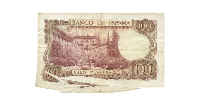 F473V.- 100 PESETAS 17 DE NOVIEMBRE 1970 - BC 