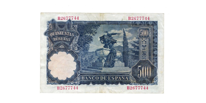 F480D.- 500 PESETAS 15 DE NOVIEMBRE 1951 SERIE A/C - MBC-