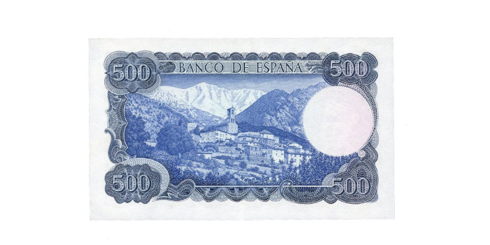 F483I.- 500 PESETAS 23 DE JULIO 1971 SIN SERIE - EBC+