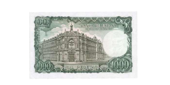 F497K.- 1000 PESETAS 17 DE SEPTIEMBRE 1971 SIN SERIE - SC