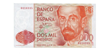 F507F.- 2000 PESETAS 22 DE JUNIO 1980 SIN SERIE  - MBC+