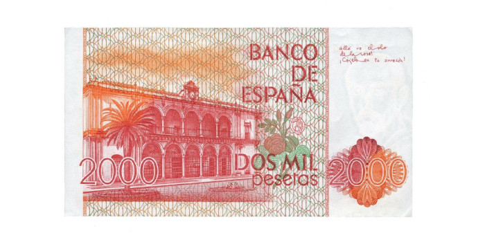 F507F.- 2000 PESETAS 22 DE JUNIO 1980 SIN SERIE  - MBC+