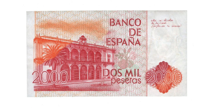 F508aF.- 2000 PESETAS 22 DE JULIO 1980 SERIE 9A - MBC+