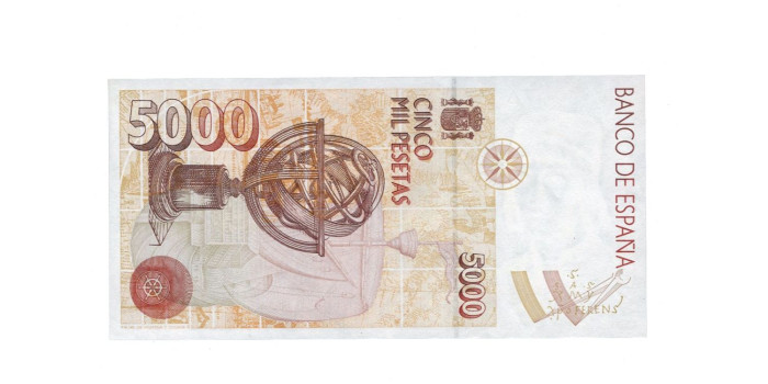 F517K.- 5000 PESETAS 12 DE OCTUBRE 1992 SERIE A/6Z - SC