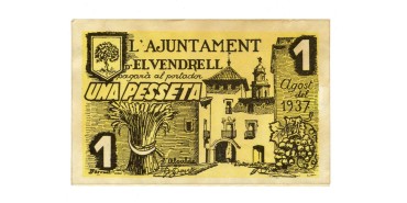 LOCALES - EL VENDREL - 1 Pts. Agosto 1937 - EBC