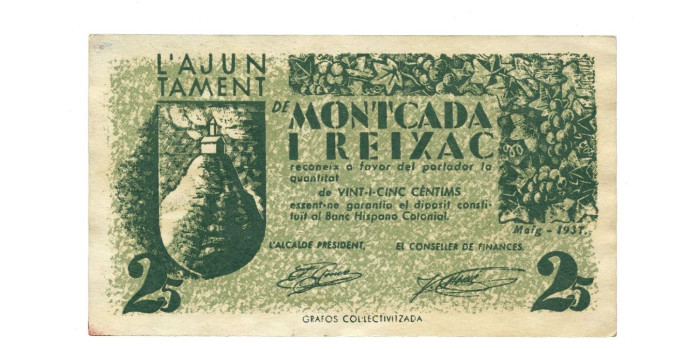 LOCALES - MONCADA I REIXAC - 25 Ctm. SIN FECHA- EBC