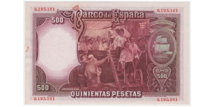 F357K - 500 Pesetas 25-4-1931 SC-  SIN SERIE