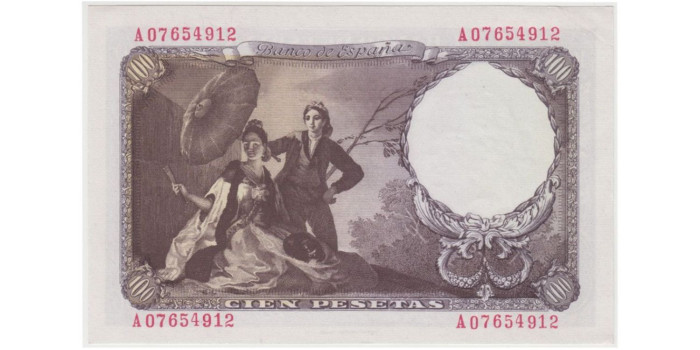 F465.-100 PESETAS 19 DE FEBRERO 1946 SERIE A/B.  SC-