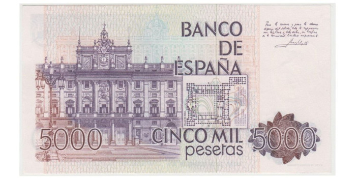 F515K.- 5000 PESETAS 23 DE OCTUBRE 1979 SERIE A/LB.  SC