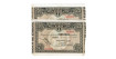 BANCO ESPAÑA-BILBAO 25 Pts 1-1-1937 EBC correlative pair- Caja de Ahorros Vizcaya