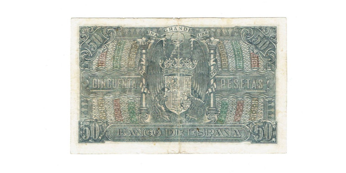 F458C - 50 Pesetas 09-01-1940 BC  serie A/E