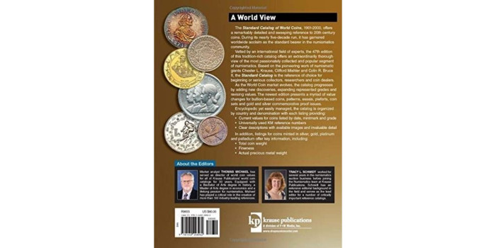 CATALOGO KRAUSE WORLD COINS 1901-2000 47ª Edic. 2020