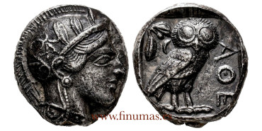 GR010.- TETRADRACMA ATICO (LECHUZA) 449-413 BC