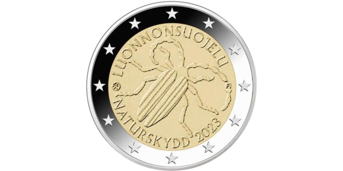 2 EUROS CONMEMORATIVOS FINLANDIA 2023 "NATURALEZA"