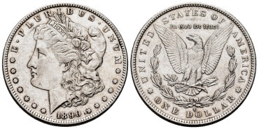 ESTADOS UNIDOS - K-110 - 1 DOLAR 1890 S - MBC