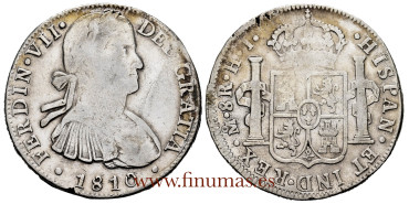 Cy14955.- FERNANDO VII - 8 Reales 1810 Mexico H.J. MBC-