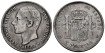 Cy16596C.- ALFONSO XII - 5 Pesetas 1885 (18-87) MPM.  BC+