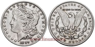 ESTADOS UNIDOS - K110 - 1 DÓLAR 1899 O MBC