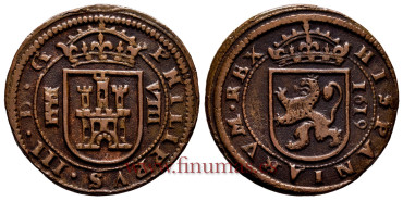 Cy4173.- FELIPE III - 8 Maravedis 1619 Segovia.-  MBC+