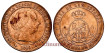 Cy15872.- ISABEL II - 5 Centimo de escudo 1866 Barcelona without OM - MBC