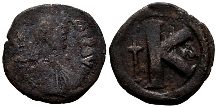 BZ157.- ANASTASIO I. 491/518 -1/2 FOLIS - Constantinopla