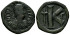 BZ159.- JUSTINO I. 518/527 -1/2 FOLIS - Constantinopla