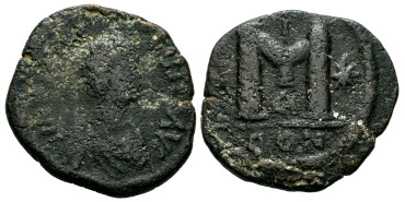 BZ163.- JUSTINO I. 518/523 -1 FOLIS - Constantinopla