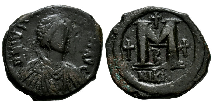 BZ164.- JUSTINO I. 518/523 -1 FOLIS - Nicomedia