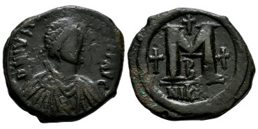 BZ164.- JUSTINO I. 518/523 -1 FOLIS - Nicomedia