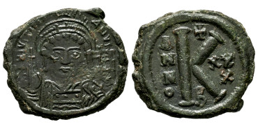 BZ169.- JUSTINIANO I. 527/565  -1/2 FOLIS - Constantinopla