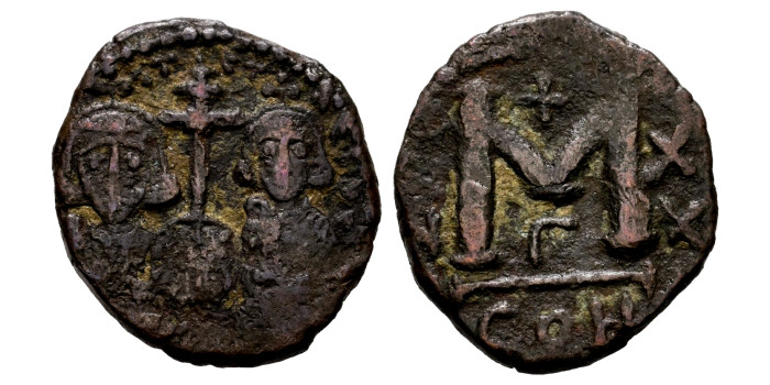 BZ190.- JUSTINIANO II. 705/711 - 1 FOLIS - Constantinopla