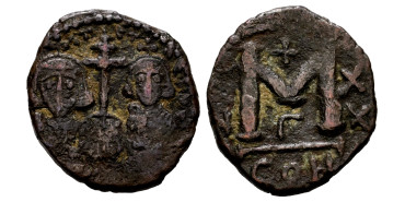 BZ190.- JUSTINIANO II. 705/711 - 1 FOLIS - Constantinopla